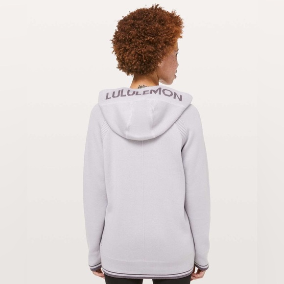 RARE Lululemon Soothe Away Hoodie in Stargaze/Graphite Purple - Size 6 - Picture 2 of 14